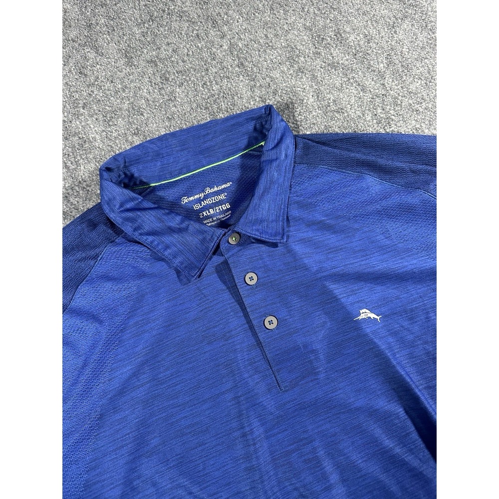 Tommy Bahama Mens Polo Shirt 2XLB Big Island Zone Lightweight Marlín